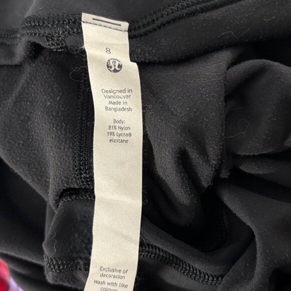 Lululemon Align Pant 28" High-Rise Yoga Leggings Black Nulu Size 8 - Picture 8 of 9